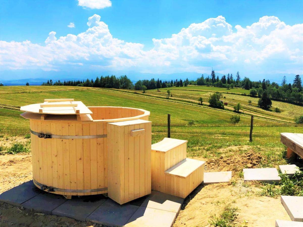 Osada Janosika Jacuzzi Drewniany Domek Na Odludziu Klikuszowa Exterior photo